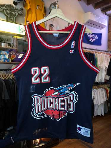 Vintage Champion Houston Clyde Drexler Jersey Size