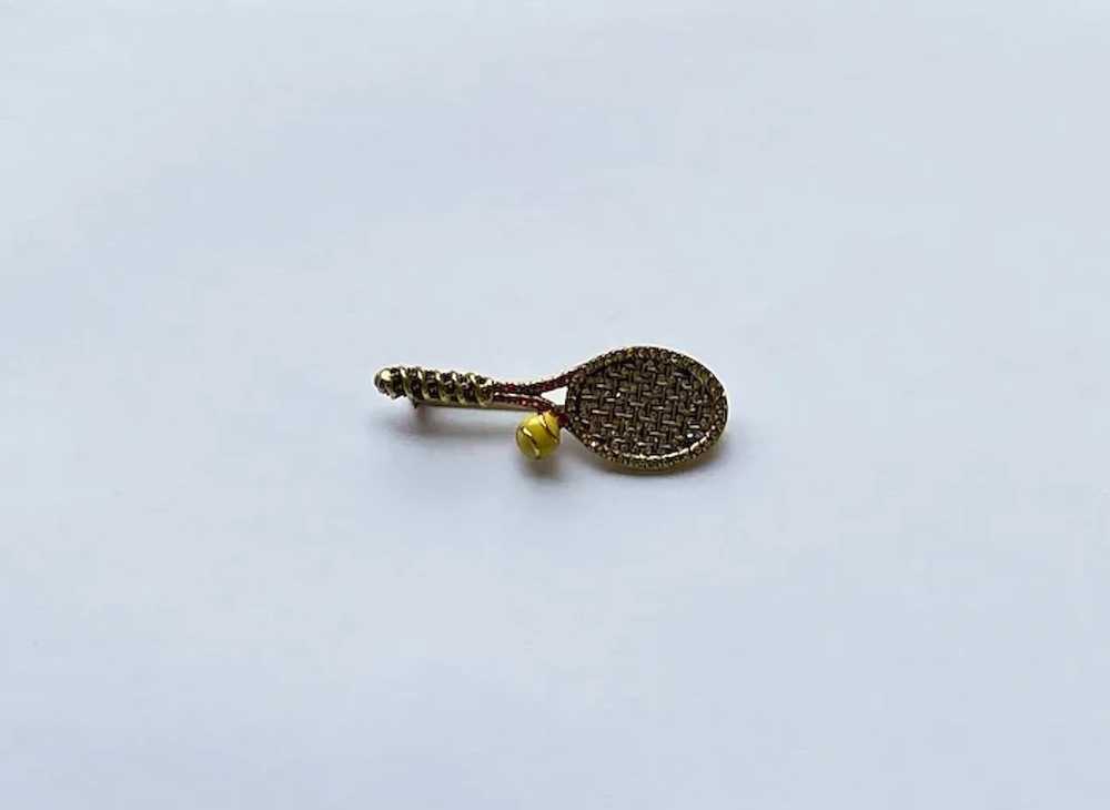 Heidi Daus Tennis Racket Pin - image 6