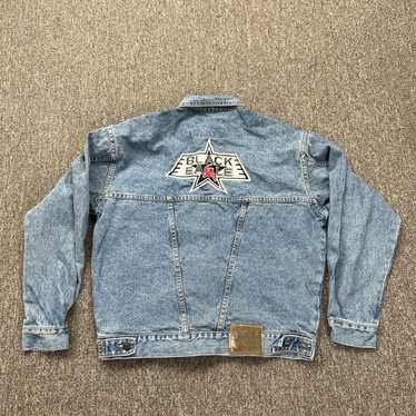 Grail × Vintage Vintage 80s Jean Jacket Medium Bl… - image 1