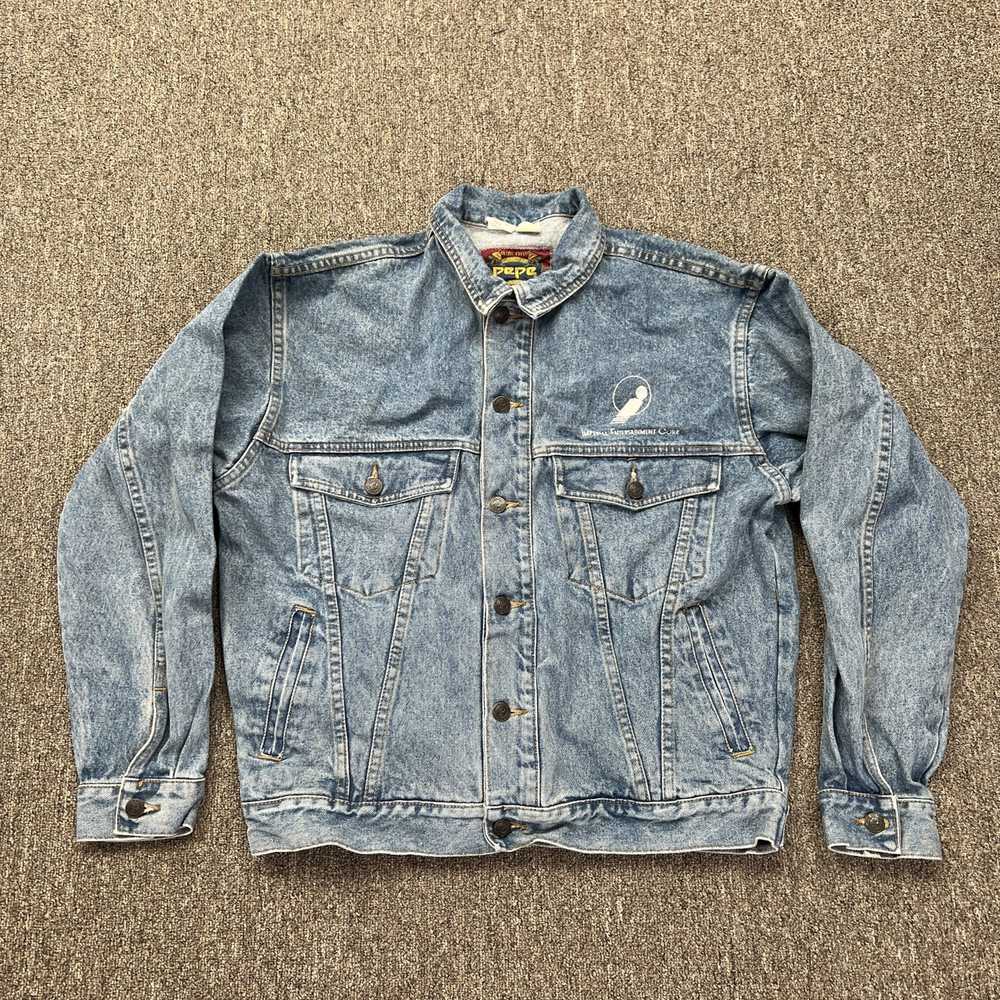 Grail × Vintage Vintage 80s Jean Jacket Medium Bl… - image 2