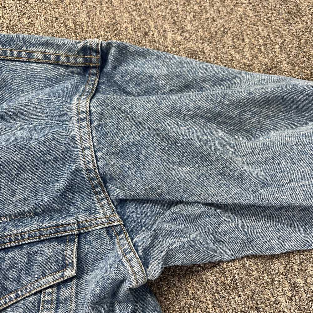 Grail × Vintage Vintage 80s Jean Jacket Medium Bl… - image 8