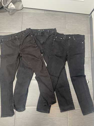 Vintage 3 pairs of black jeans