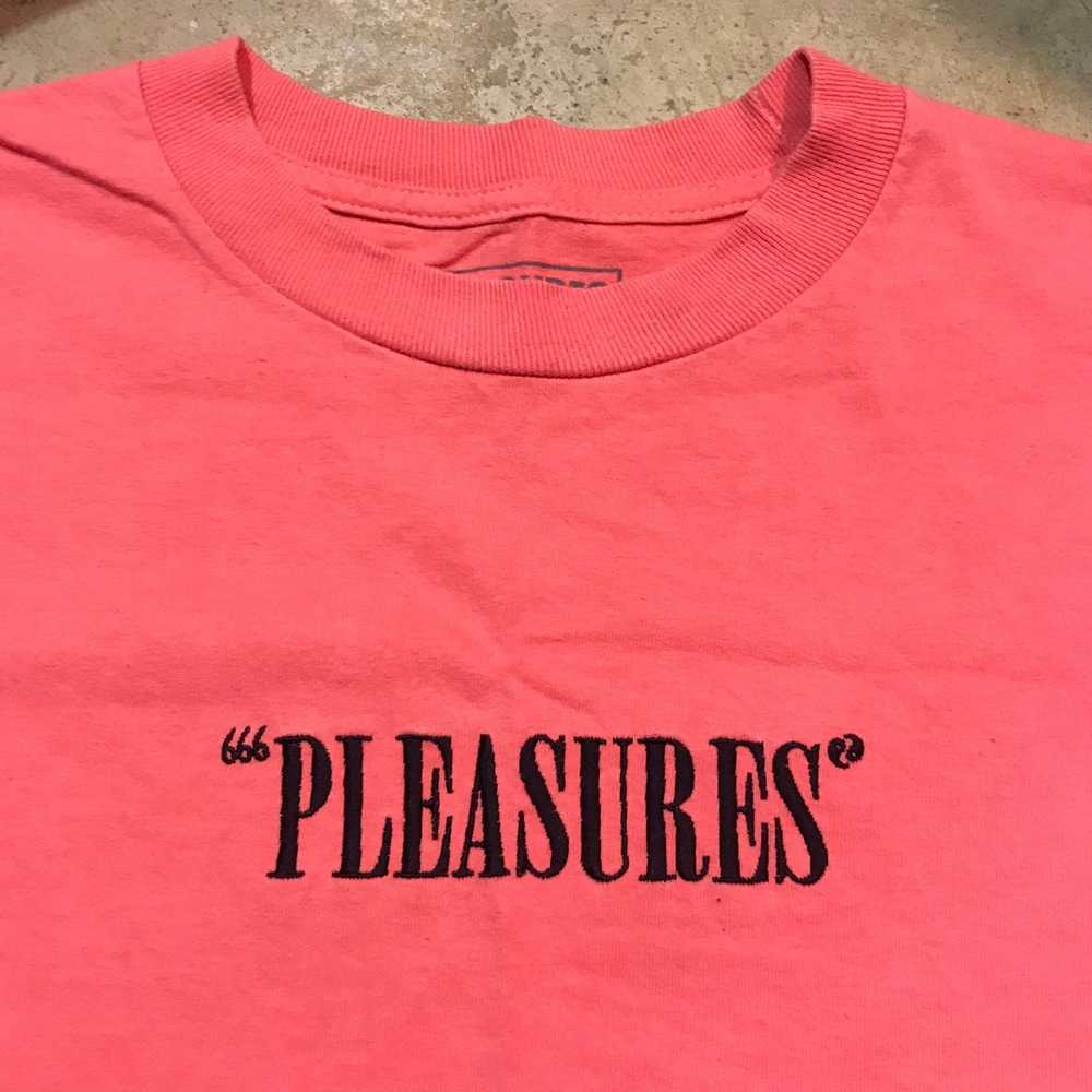 Pleasures Pleasures Core Logo Embroidered Tee Cor… - image 2