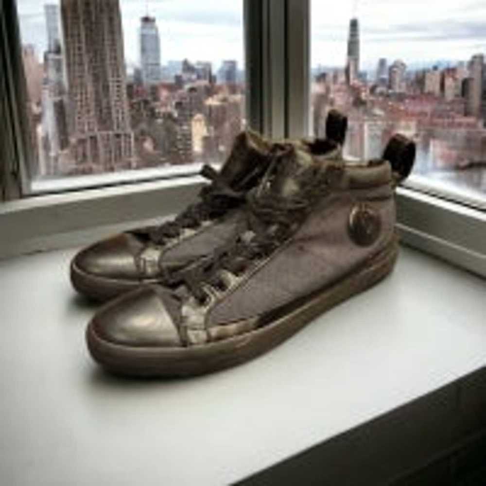 Polo Ralph Lauren Polo high top sneakers gray and… - image 1