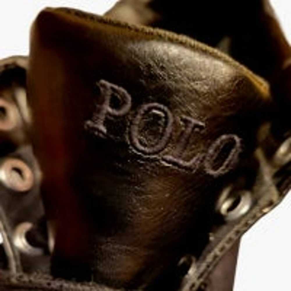 Polo Ralph Lauren Polo high top sneakers gray and… - image 7