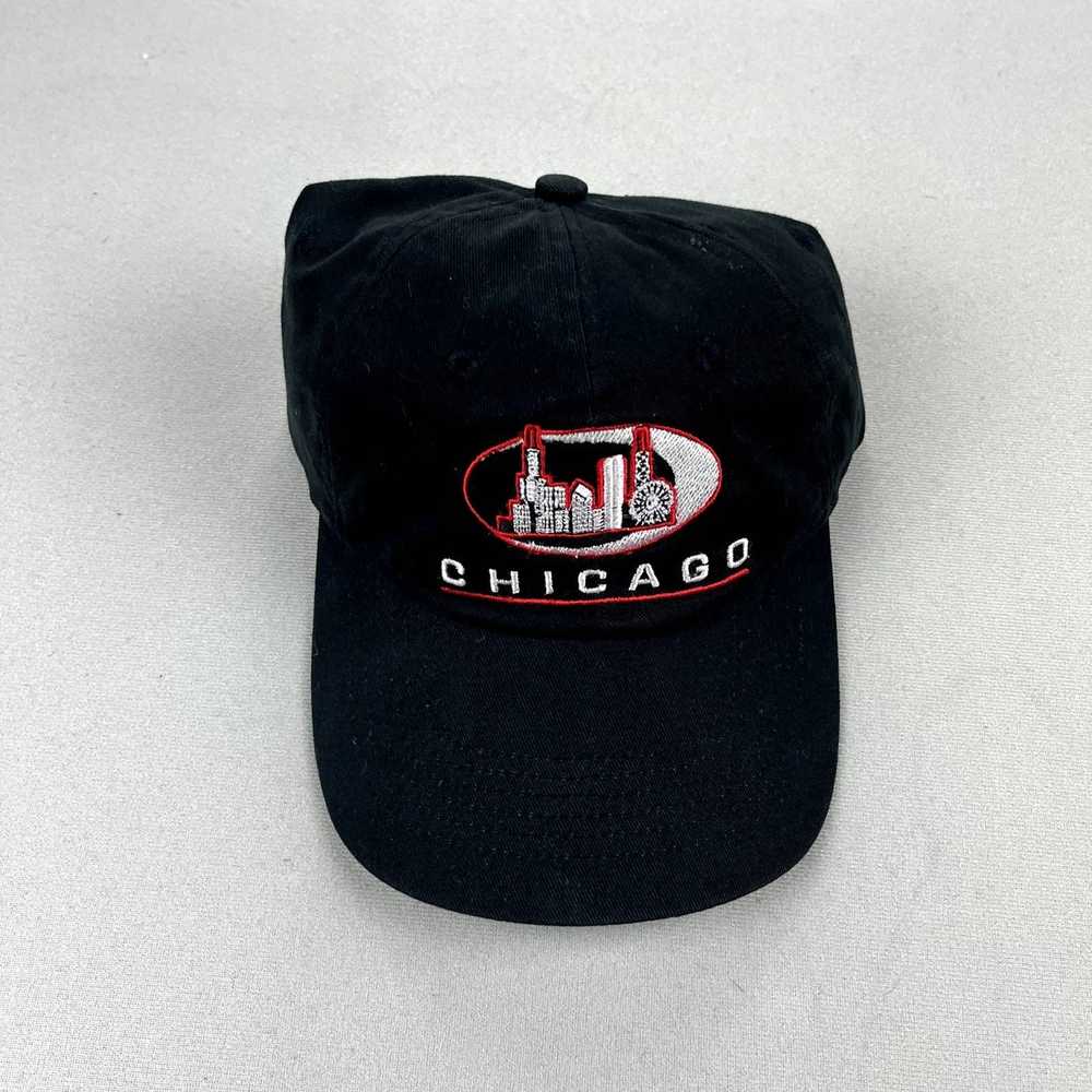 Vintage Vintage Chicago Hat Cap Black Windy City … - image 2