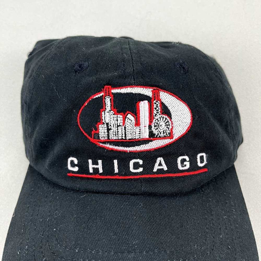 Vintage Vintage Chicago Hat Cap Black Windy City … - image 3