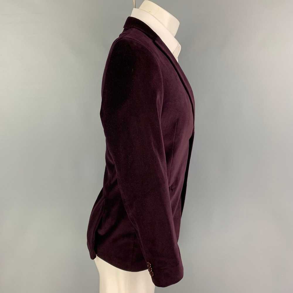Michael Kors Purple Velvet Cotton Sport Coat - image 2