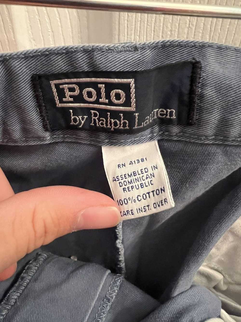 Polo Ralph Lauren Vintage Blue 100% Cotton Polo R… - image 3