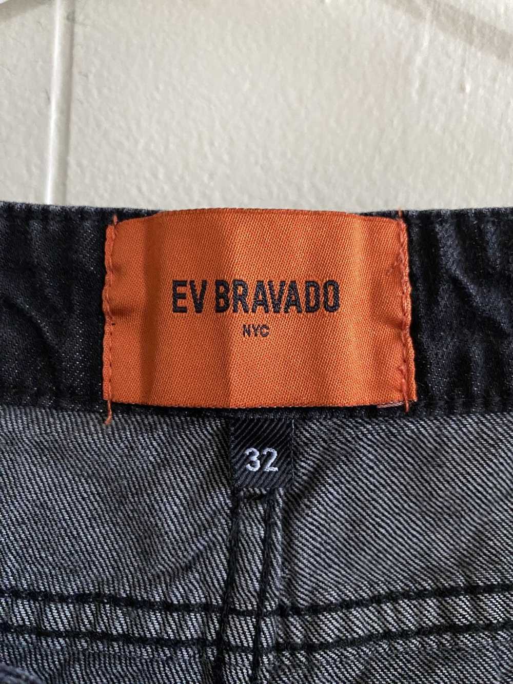 Ev Bravado MRDR Bravado Distressed Black Denim wi… - image 3