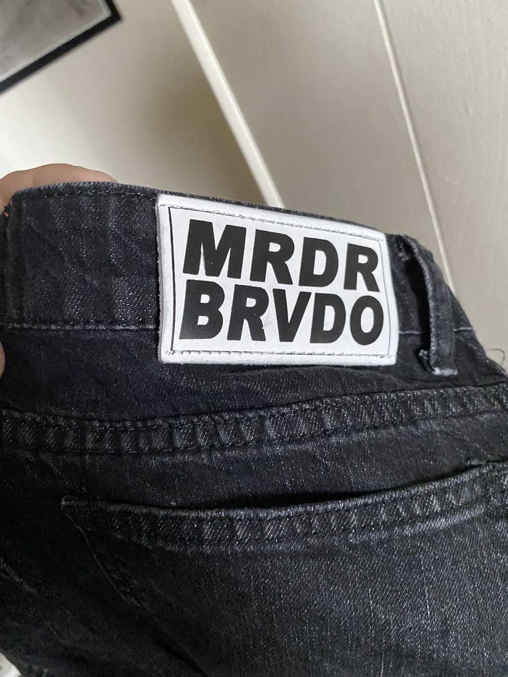 Ev Bravado MRDR Bravado Distressed Black Denim wi… - image 4