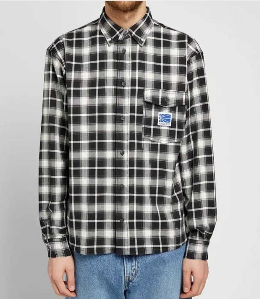 PACCBET Paccbet checked pocket shirt - image 1