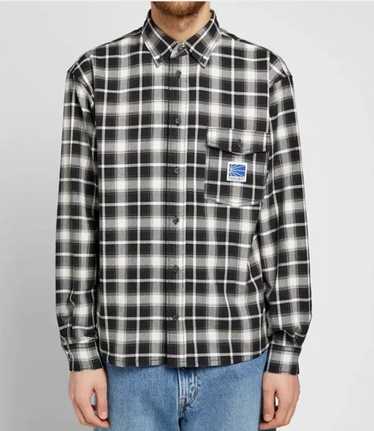 PACCBET Paccbet checked pocket shirt