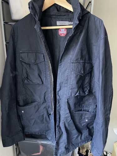 Nonnative Nonnative navy blue jacket packable hood