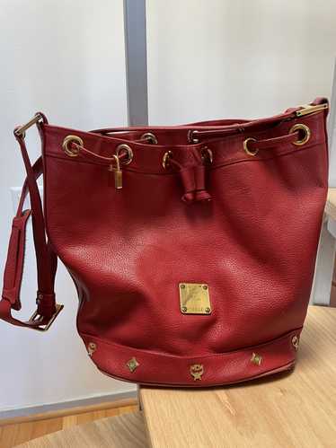 MCM MCM Red Vintage Bucket Bag