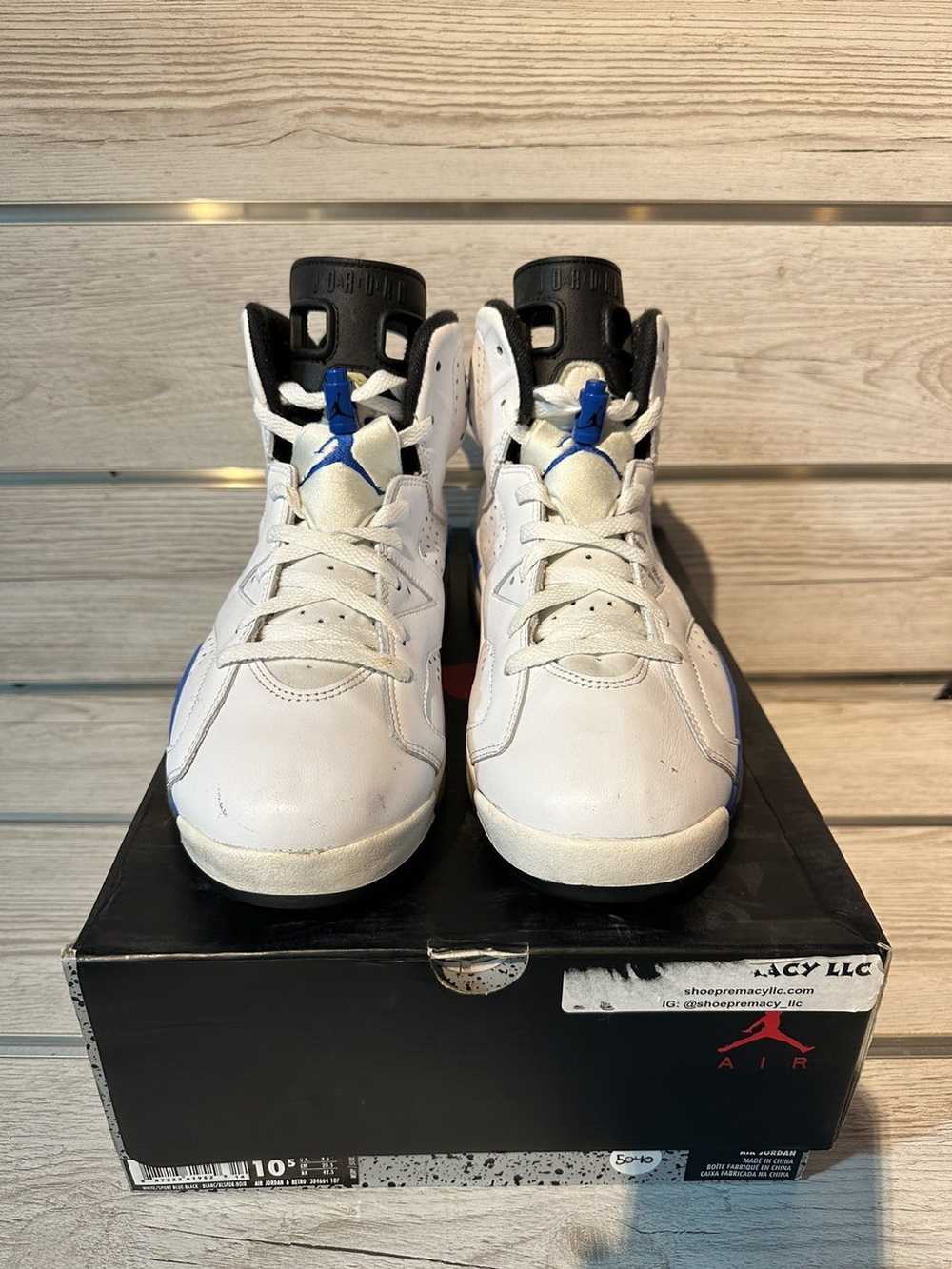 Jordan Brand VNDS Jordan 6 Retro Sport Blue (2014… - image 4