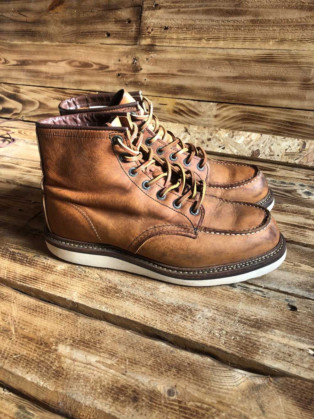 Red Wing Redwing heritage moctoe style #1907 sz 9 - image 10