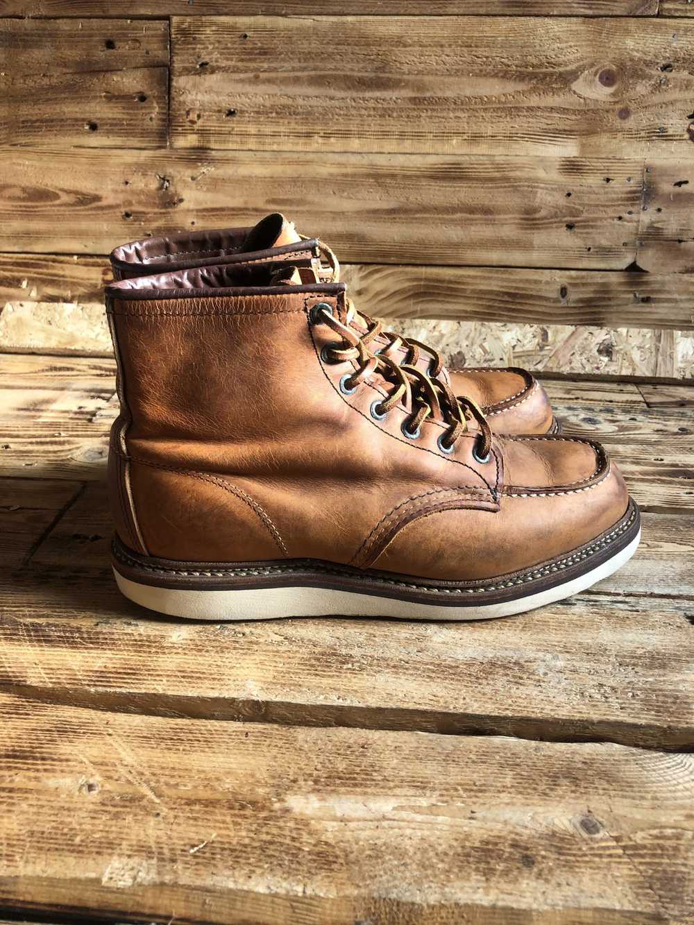 Red Wing Redwing heritage moctoe style #1907 sz 9 - image 9