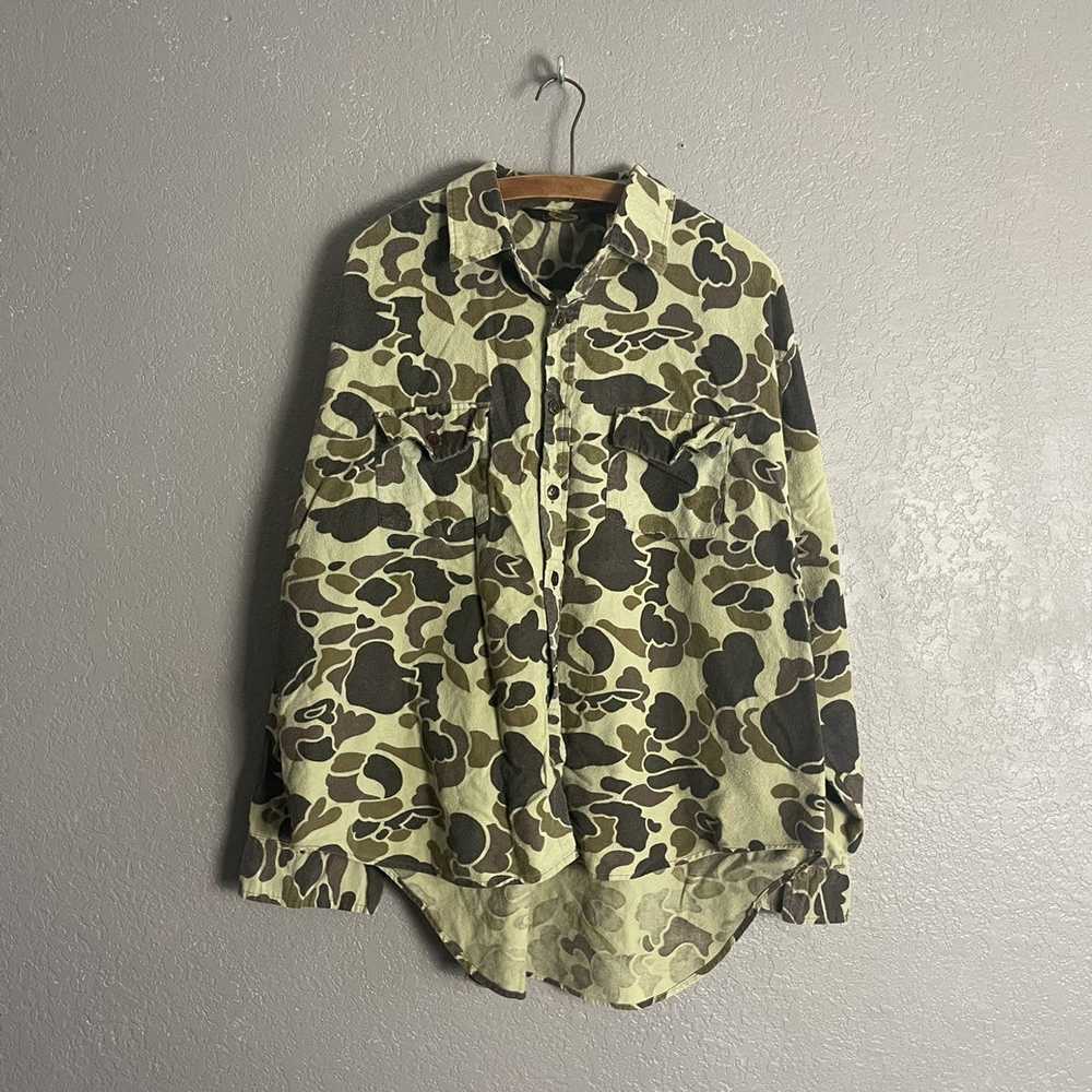 Camo × Hype × Vintage Camo Vintage Hunting Shirt … - image 1