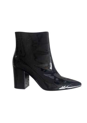 Anine Bing Black Patent Ankle Boots