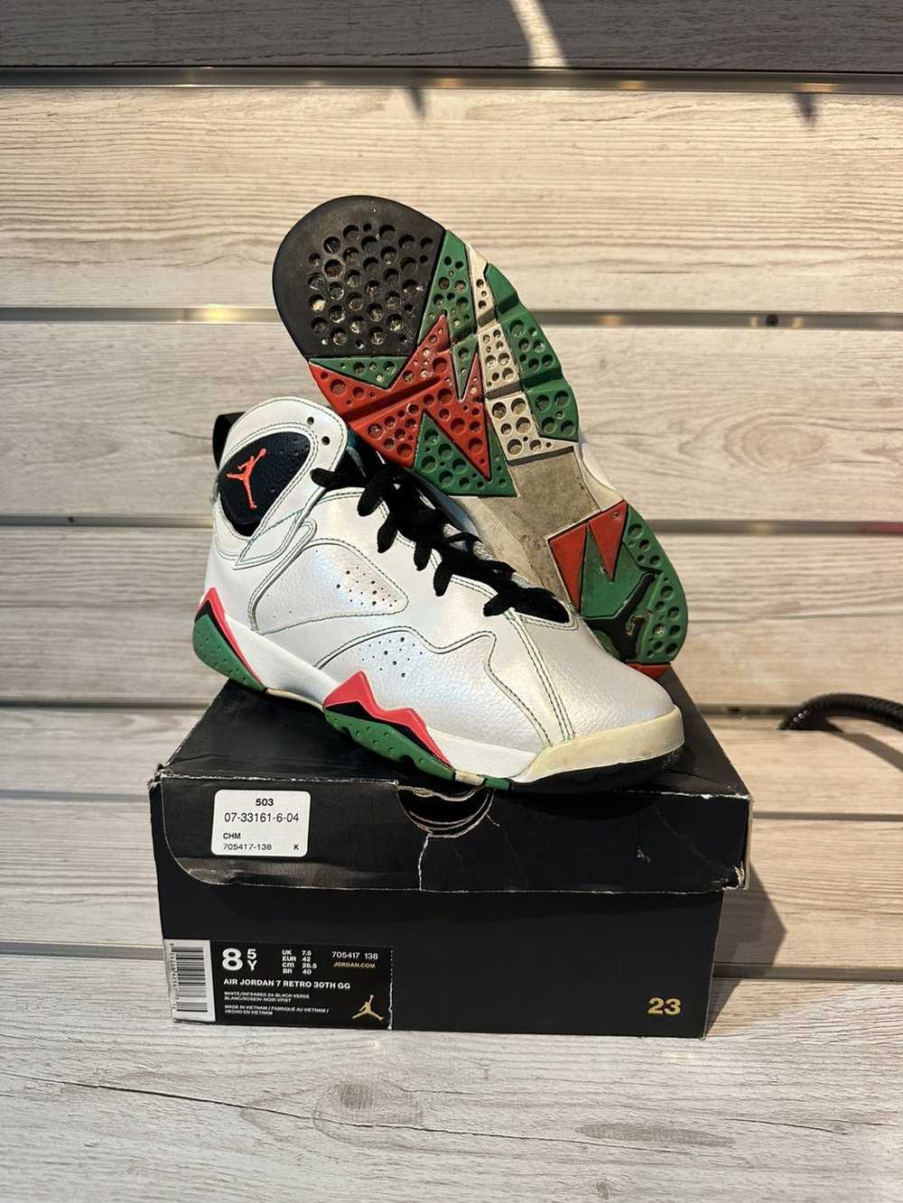 Jordan Brand VNDS Jordan 7 Retro Verde (GS) sz 8.… - image 1