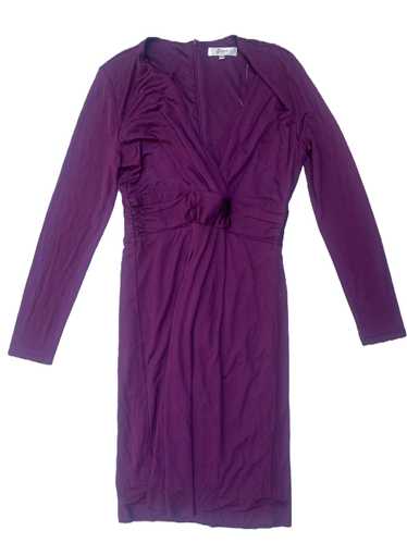 Issa London Purple Long Sleeved Dress UK 14