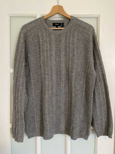 Theory 100% cashmere ribbed sweater