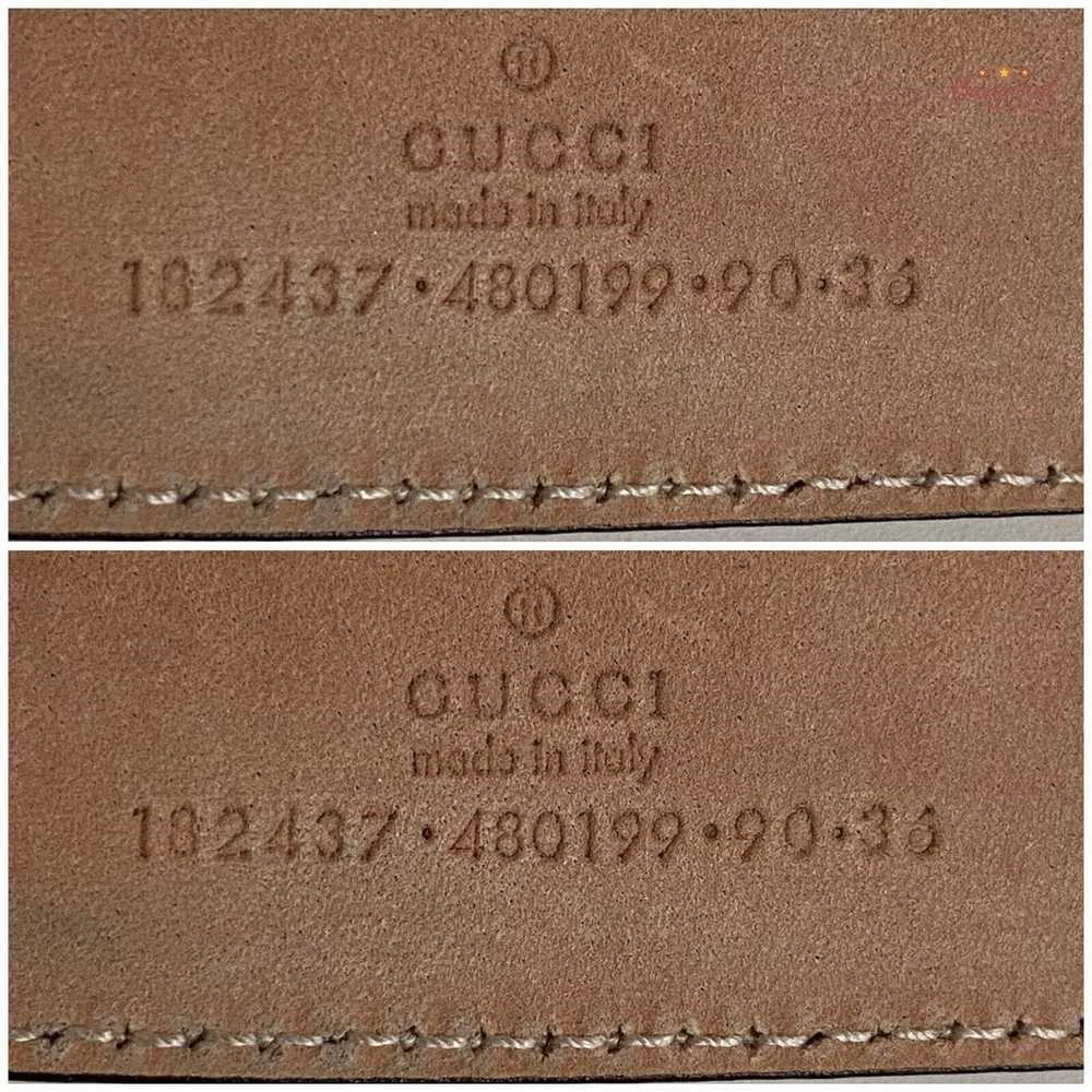 Gucci GUCCI Red Patent Leather Interlocking G Pla… - image 6