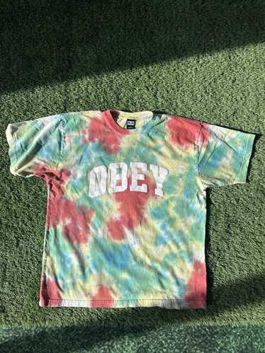 Obey Obey tie dye tshirt
