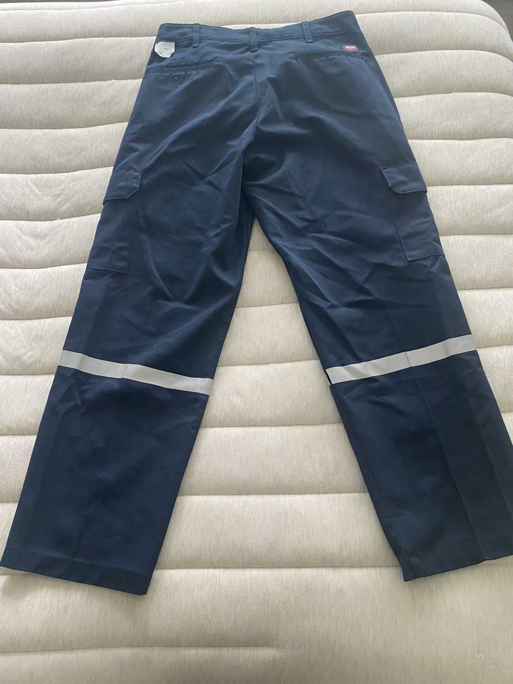 Thrifted Red Kap White Stripe Cargo Pants - image 2