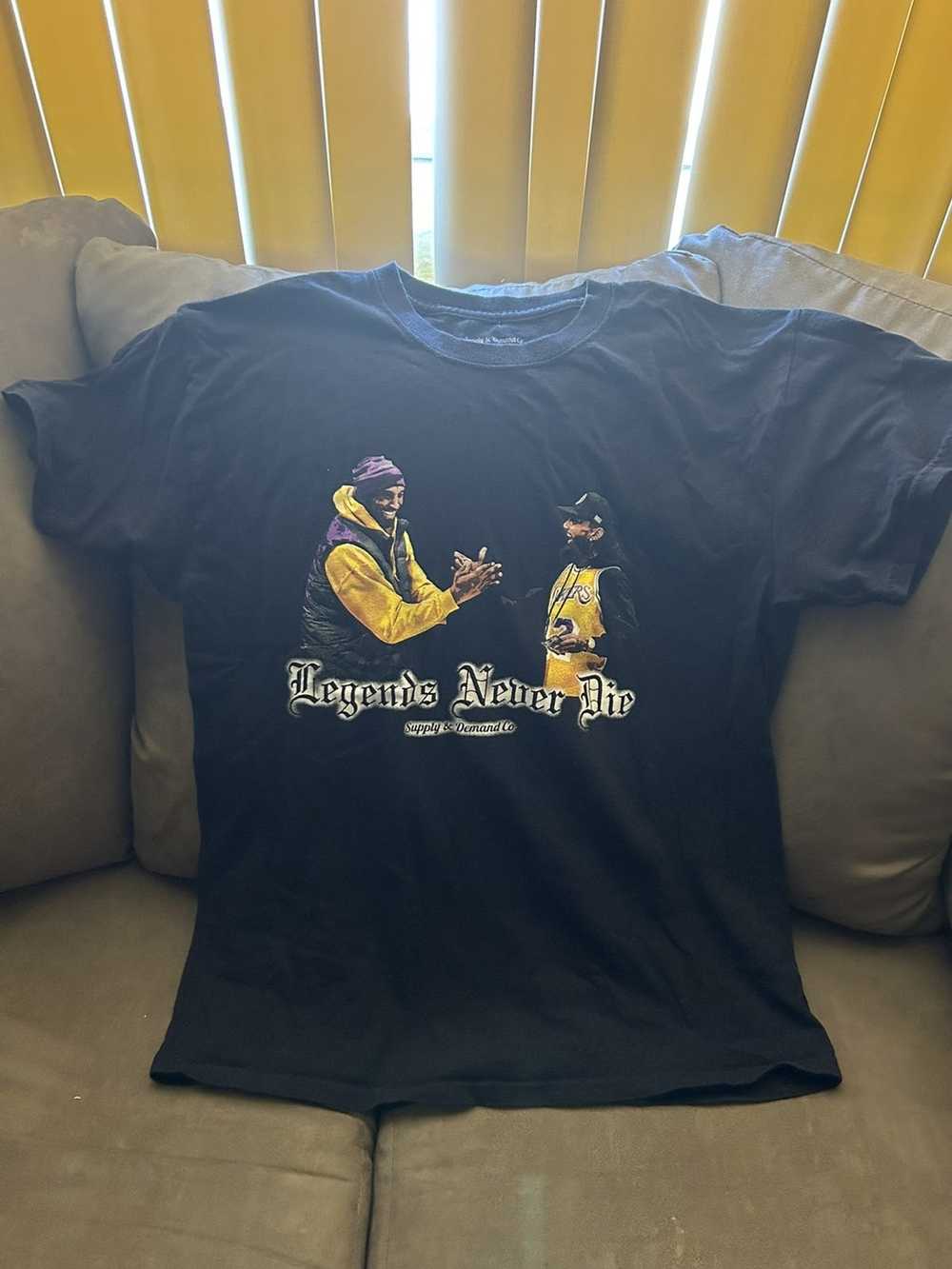 Streetwear legend kobe nipsey tribute shirt - image 1