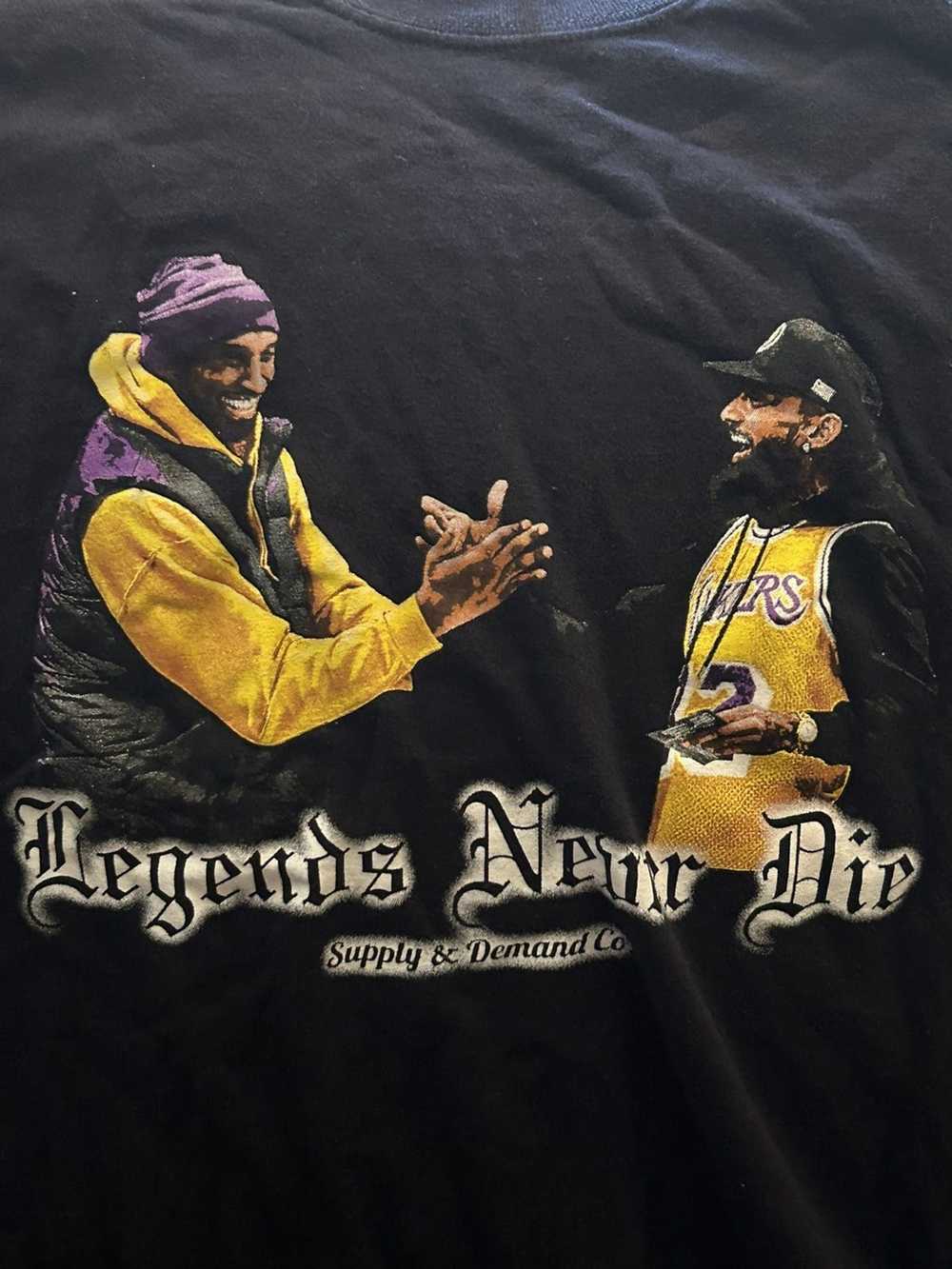 Streetwear legend kobe nipsey tribute shirt - image 4