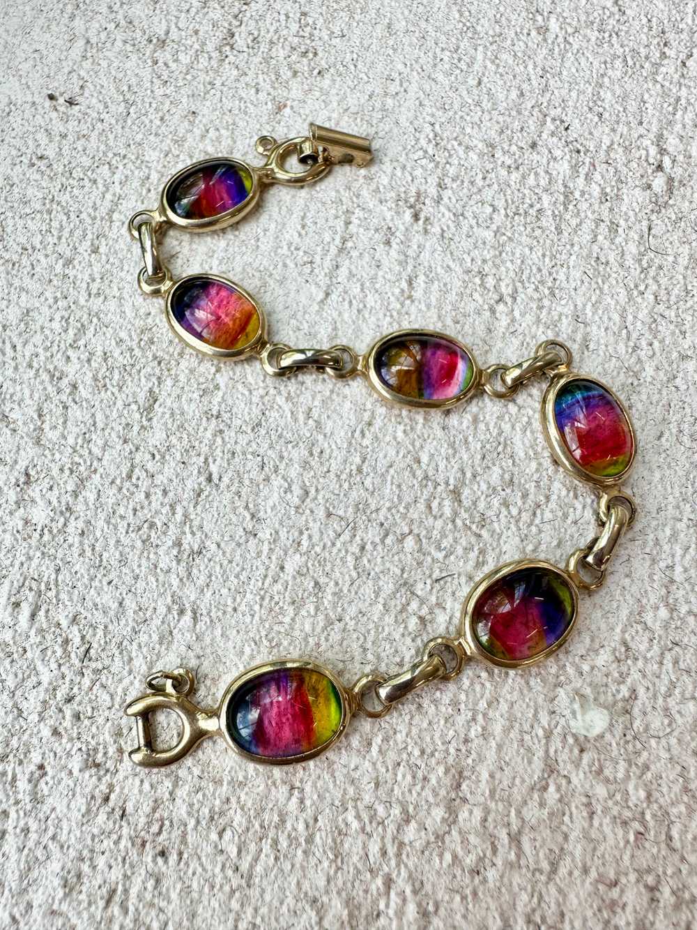 Vintage Sarah Coventry Rainbow Bracelet - Gem