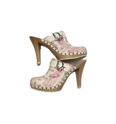 Dior Dior monogram clog heels
