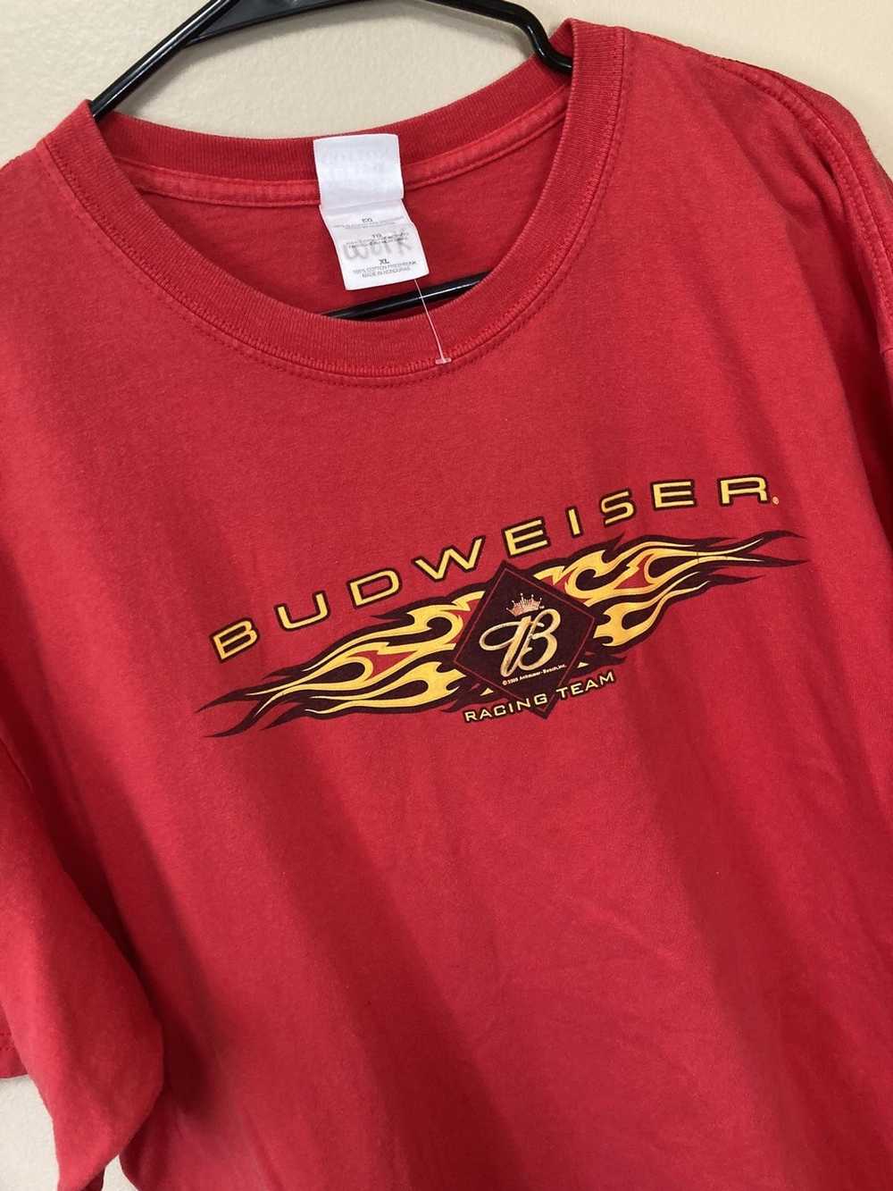 Vintage 2005 Budweiser Racing T-Shirt - image 3