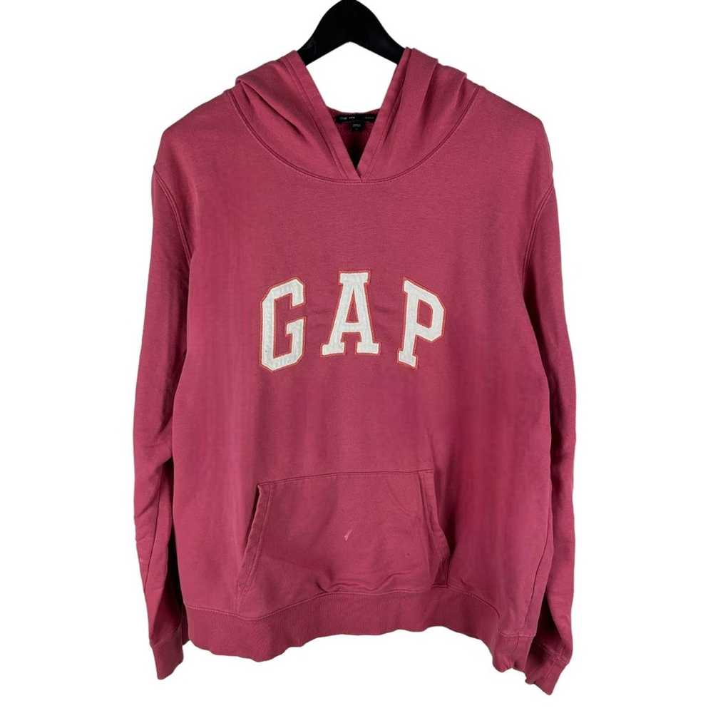 Gap × Streetwear Mens Y2K Gap Pink Spellout Pullo… - image 1