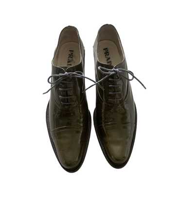 Prada vintage kitten heel oxfords