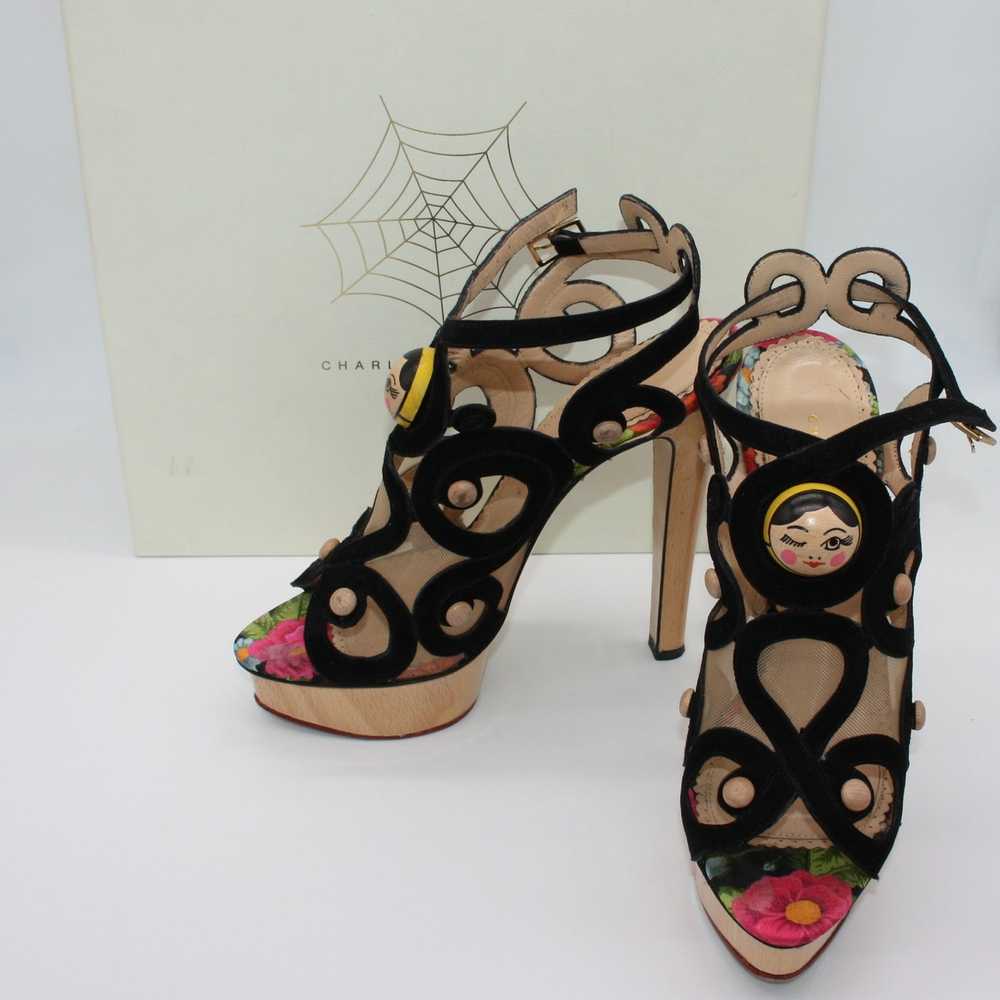 Charlotte Olympia Rare Anastasia Nesting Doll San… - image 1