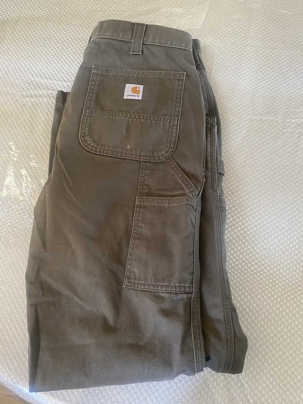 Carhartt Mens Relaxed Fit Twill Utility Work Pant Carpenter Flex 41x26  Coffee