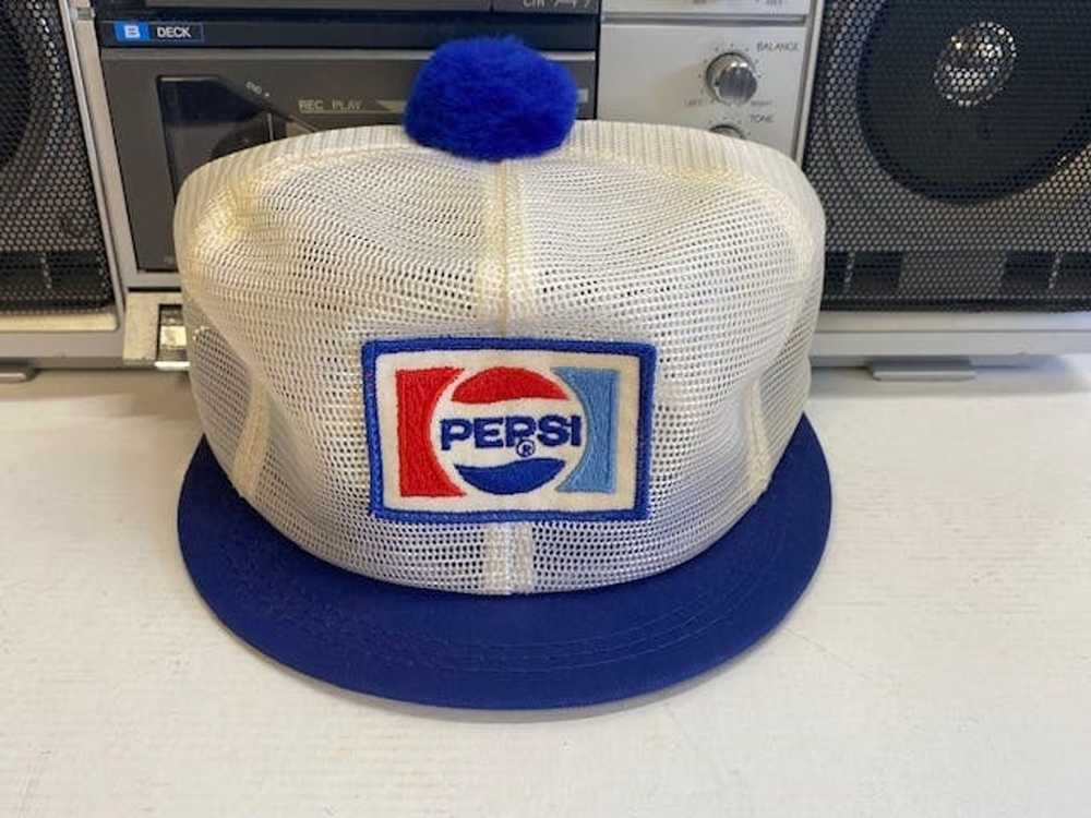 Other Vintage Pepsi trucker Hat Mesh Hat Snap Bac… - image 3