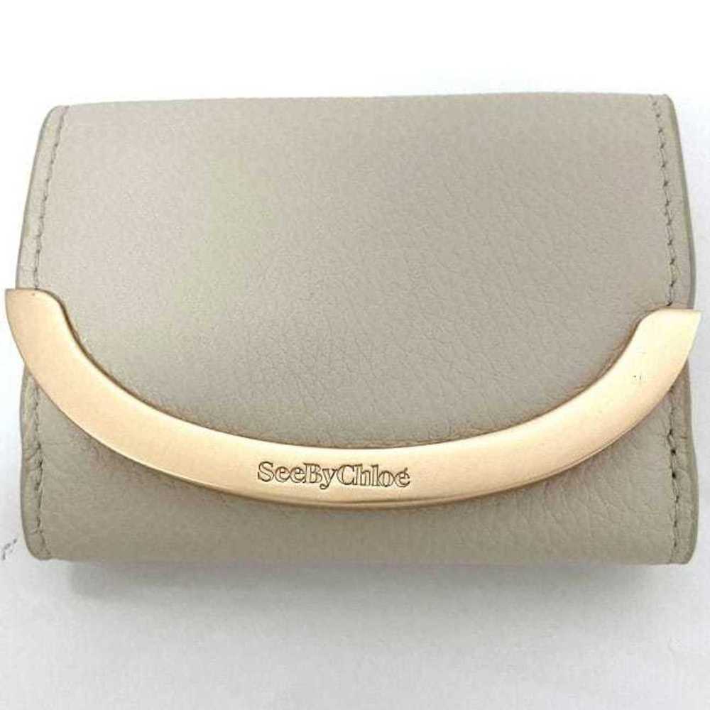 Chloe See by Chloé See By Chloe Trifold Wallet Be… - image 3