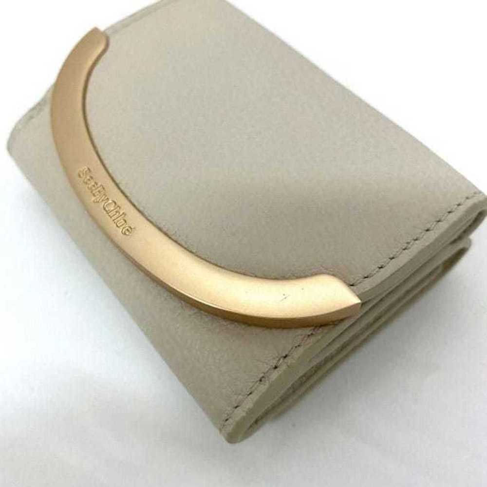 Chloe See by Chloé See By Chloe Trifold Wallet Be… - image 4
