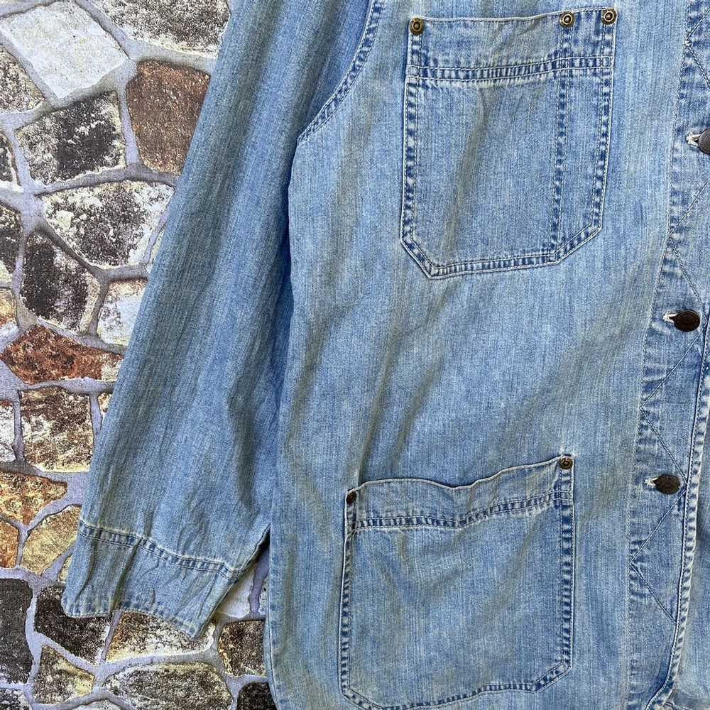 DKNY × Vintage Vintage DKNY JEANS Chore Jacket - image 7