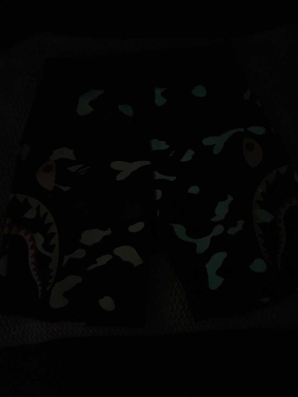 Bape City Camo Side Shark Sweat Shorts - Glow in … - image 2
