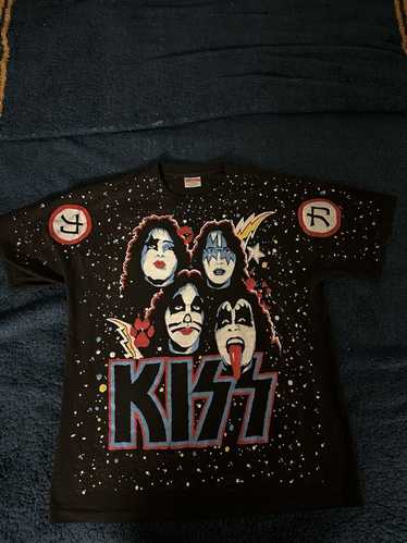 Kiss Band × Vintage KISS AOP T-Shirt