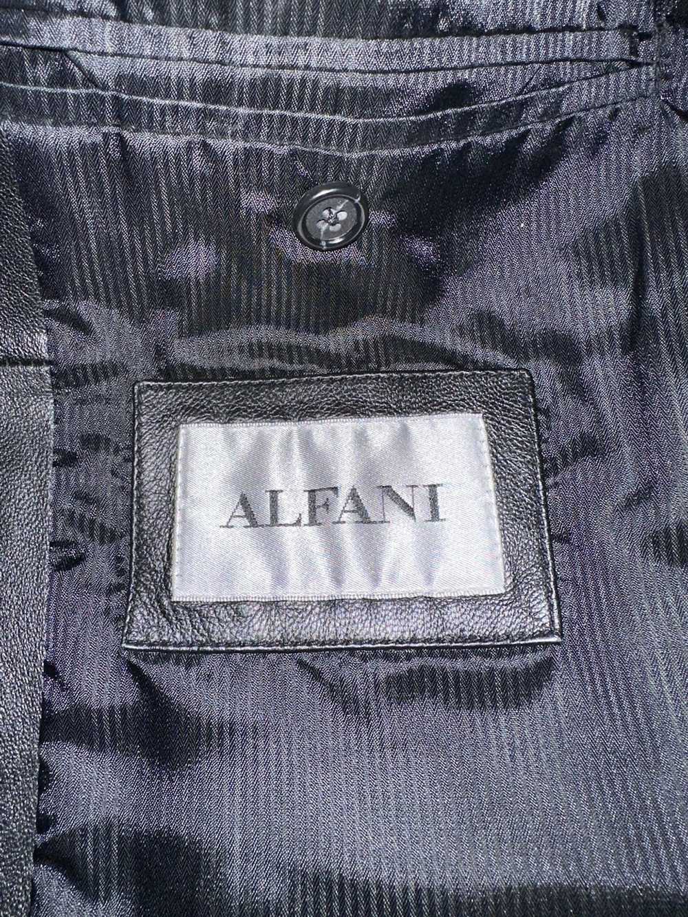 Alfani × Leather Jacket × Vintage Black Leather B… - image 3