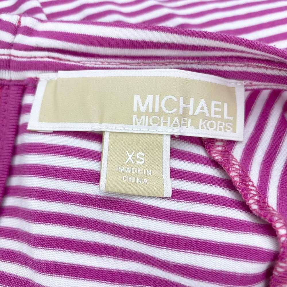 Michael Kors MICHAEL MIchael Kors Striped Pink Dr… - image 4