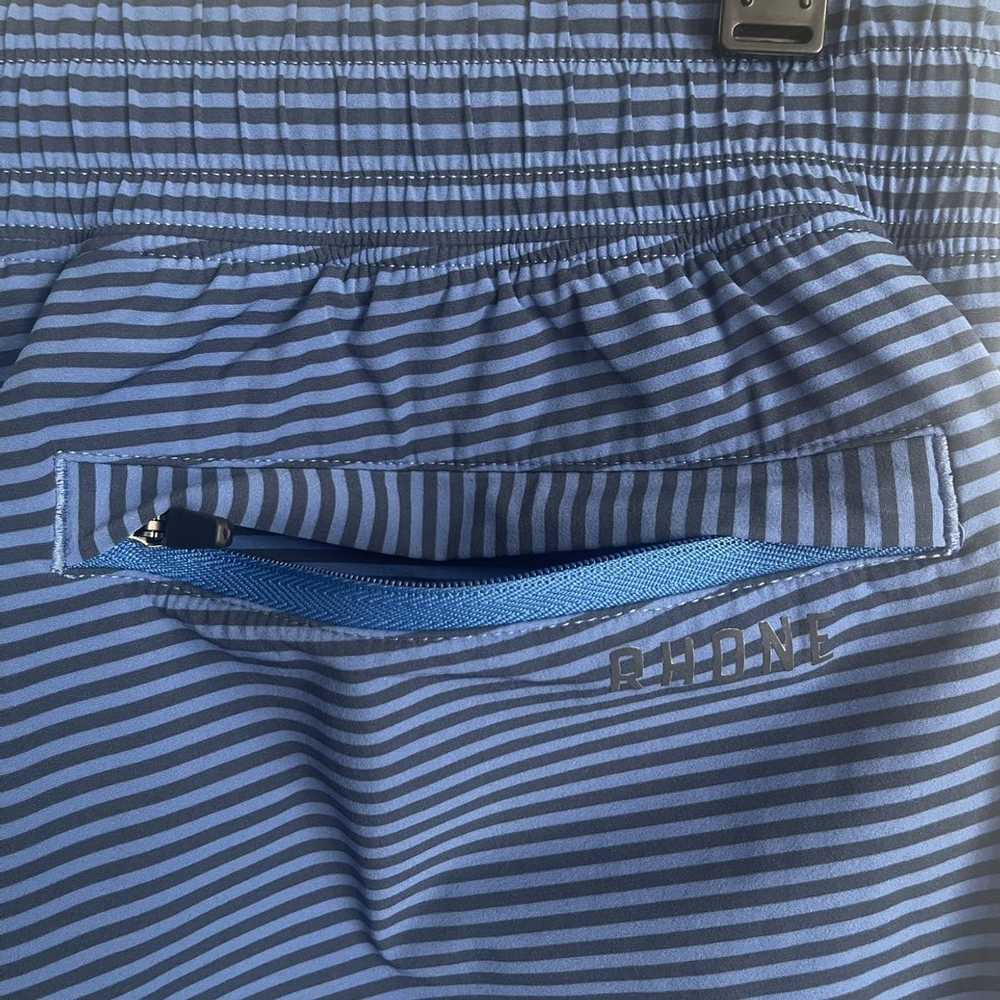 Rhone RHONE Striped Zip Pocket Stretch Shorts - image 4