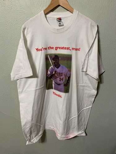 Unisex Vintage 1996 Faded Kirby Puckett Minnesota Twins Tee