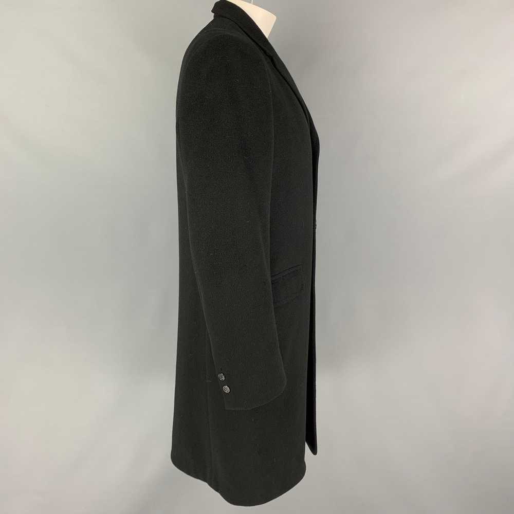 Other Black Cashmere Notch Lapel Coat - image 2